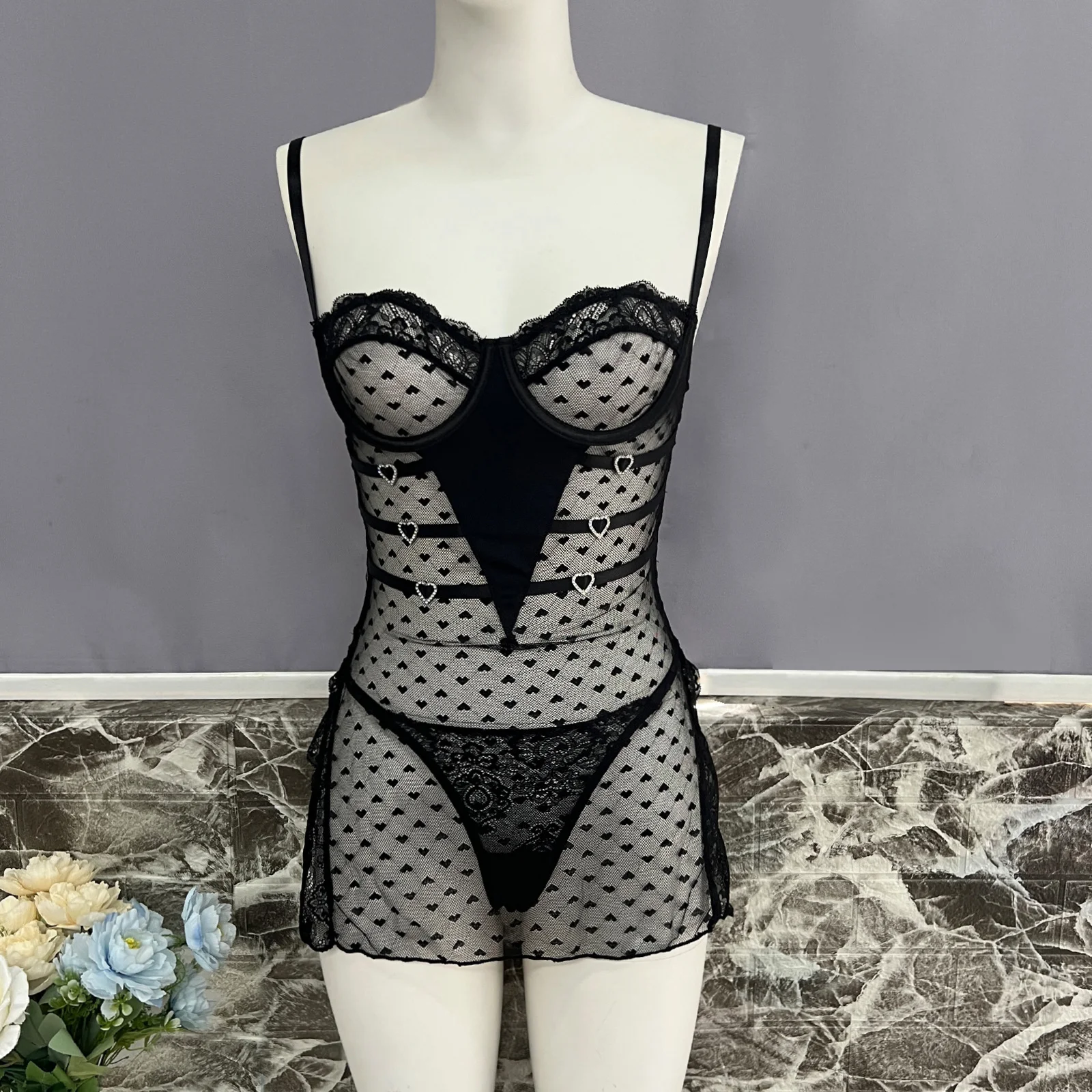 Heart Mini Dress 052 view 6