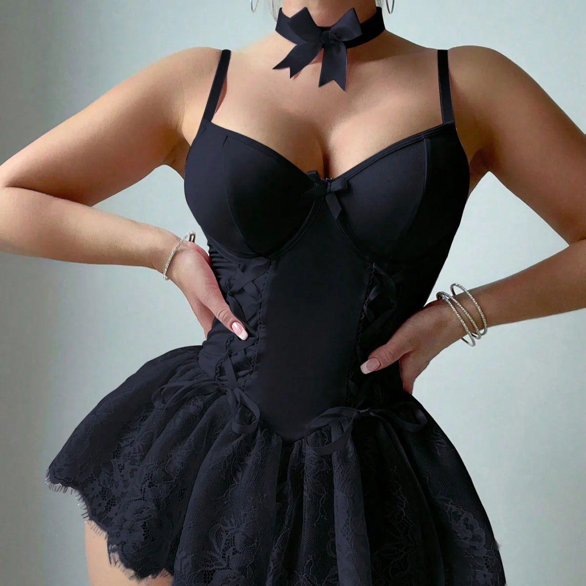 Lace Lingerie Set 095