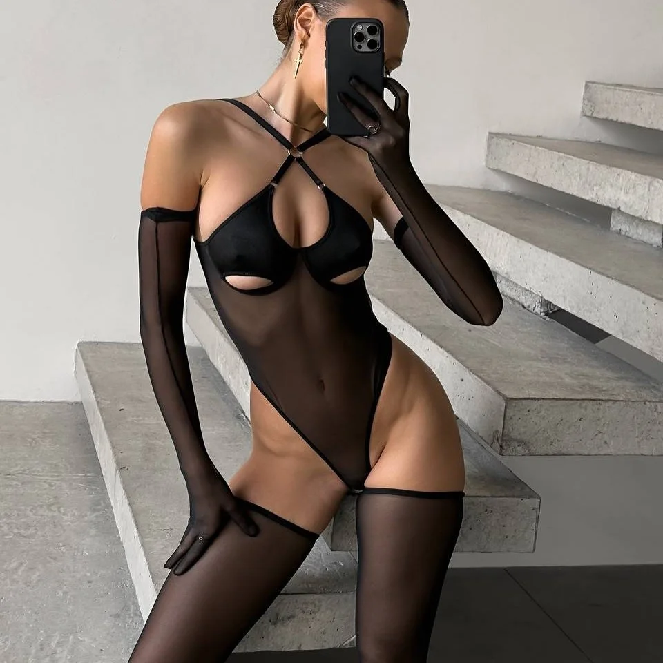Open-Back Bodysuit 042