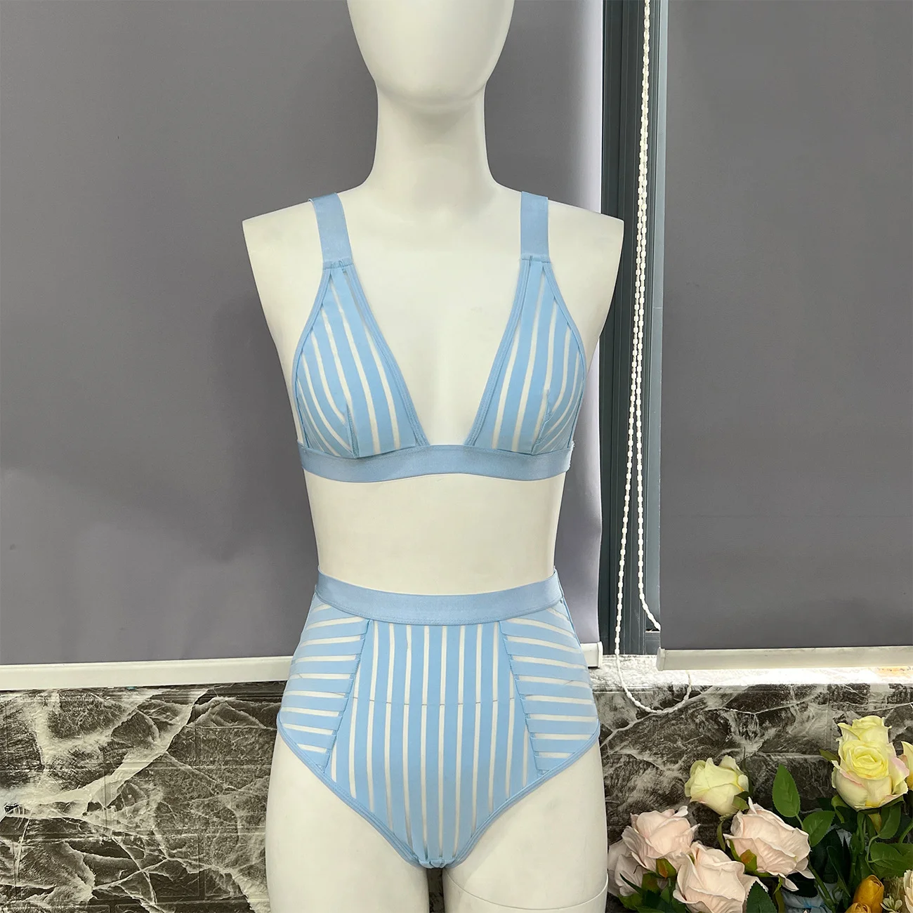 Striped 2-Piece Cami Set 054 view 8