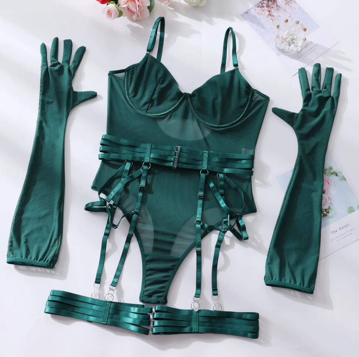 Mesh Glove Sheer and Mesh 047 view 11