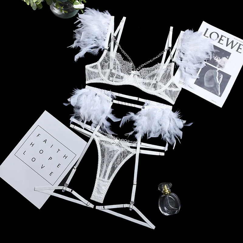 Lace Lingerie Set 078 view 11