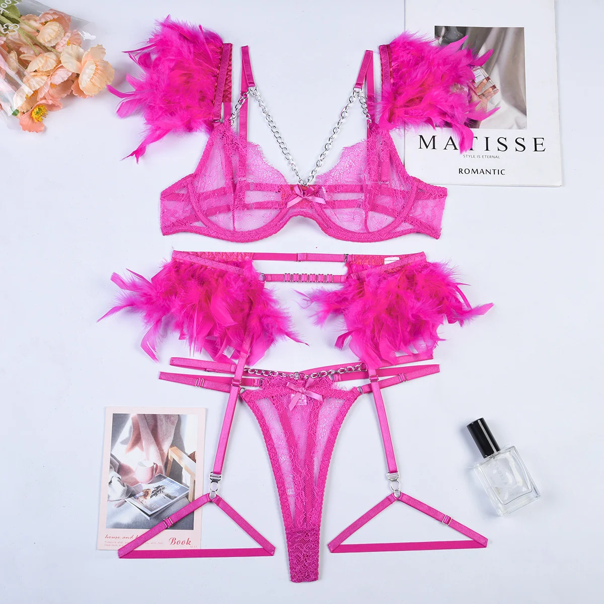 Lace Lingerie Set 078 view 12