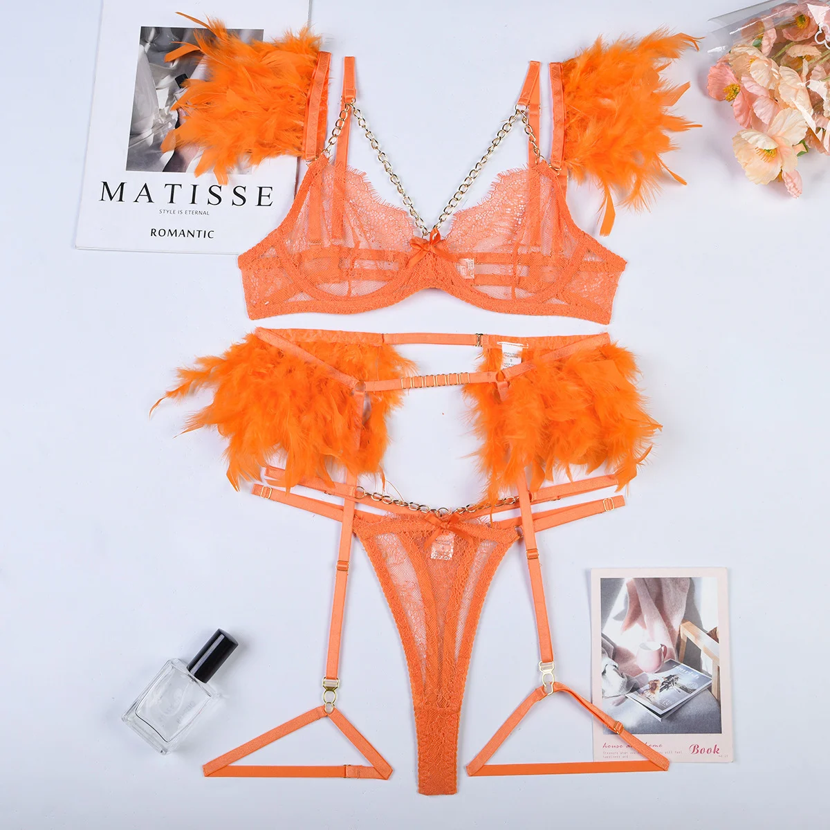 Lace Lingerie Set 078 view 14