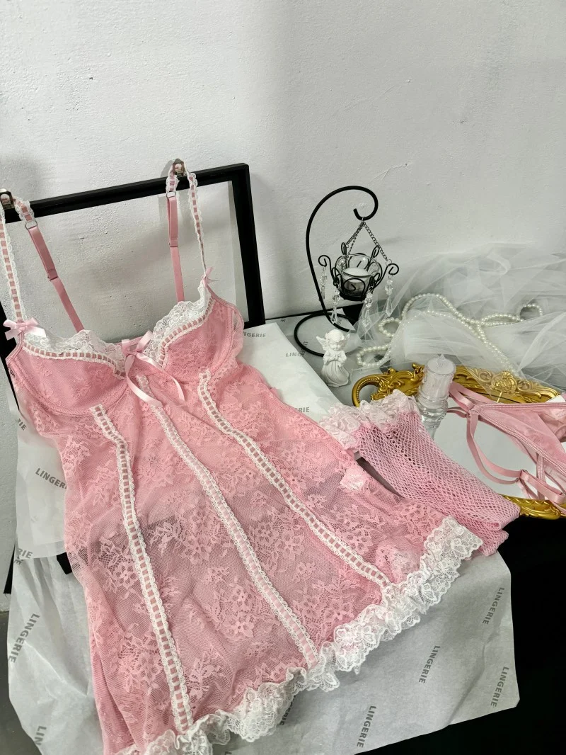 Lace Bodysuit 064 view 8