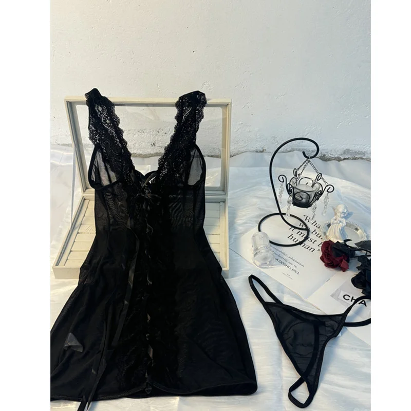 Lace Slip Dress 067 view 4