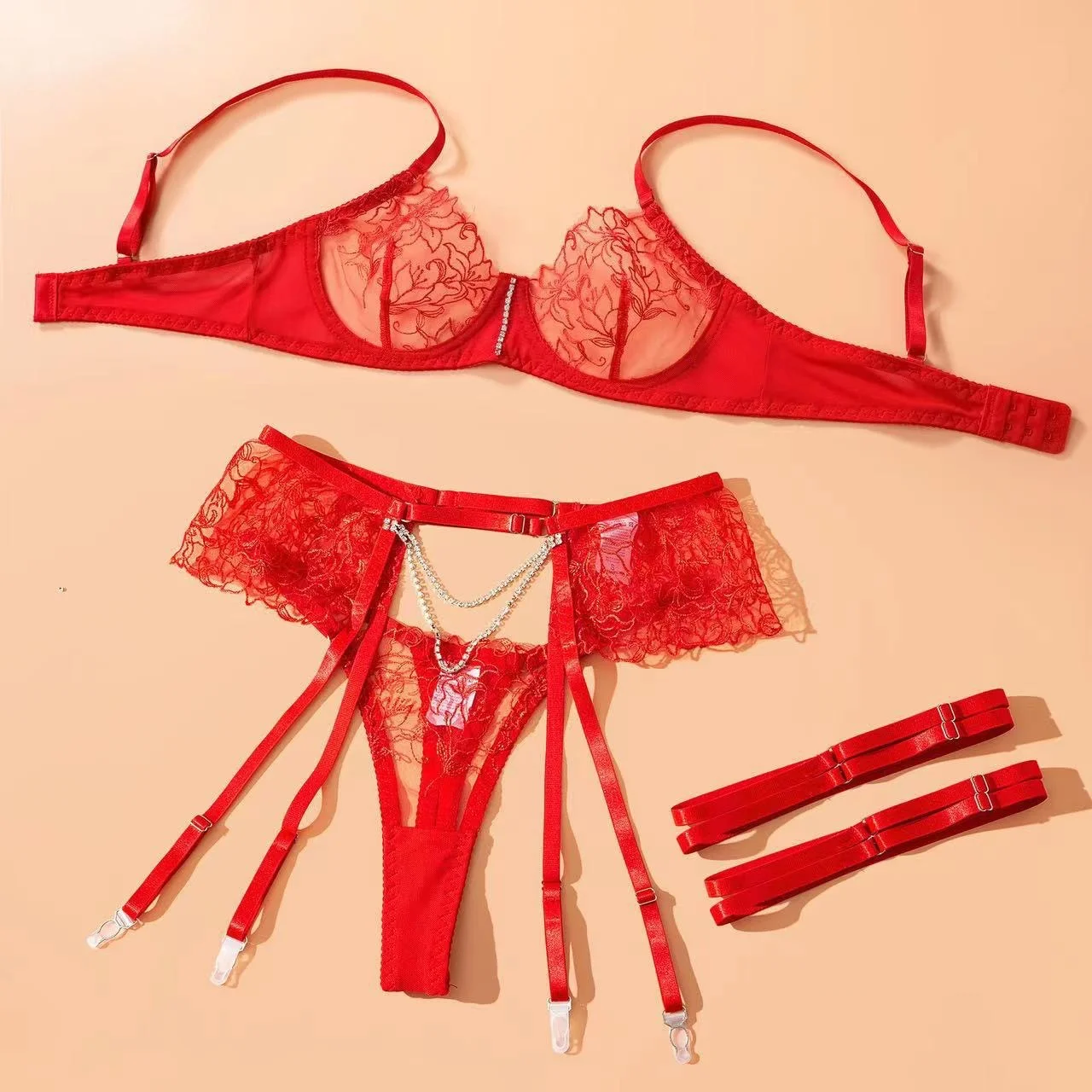 Lace Bra Set 105 view 7