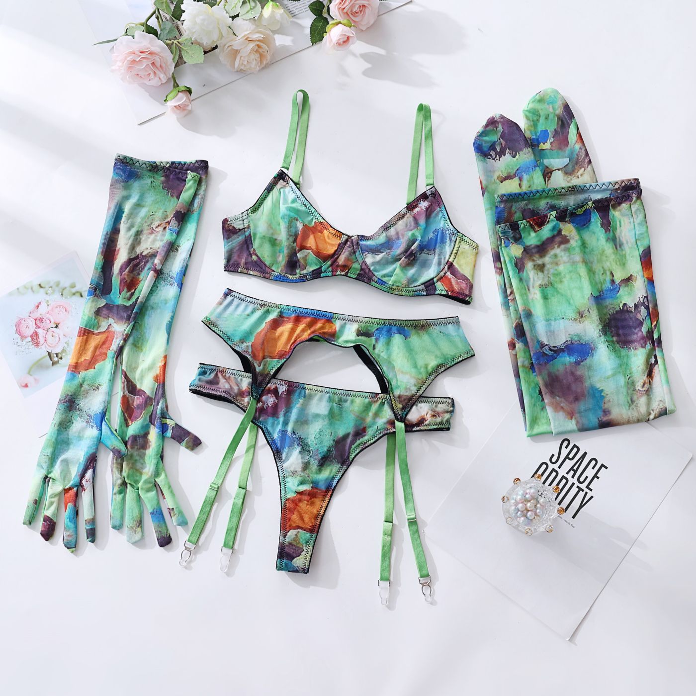 Mesh Glove Five-Piece Set 117 view 6