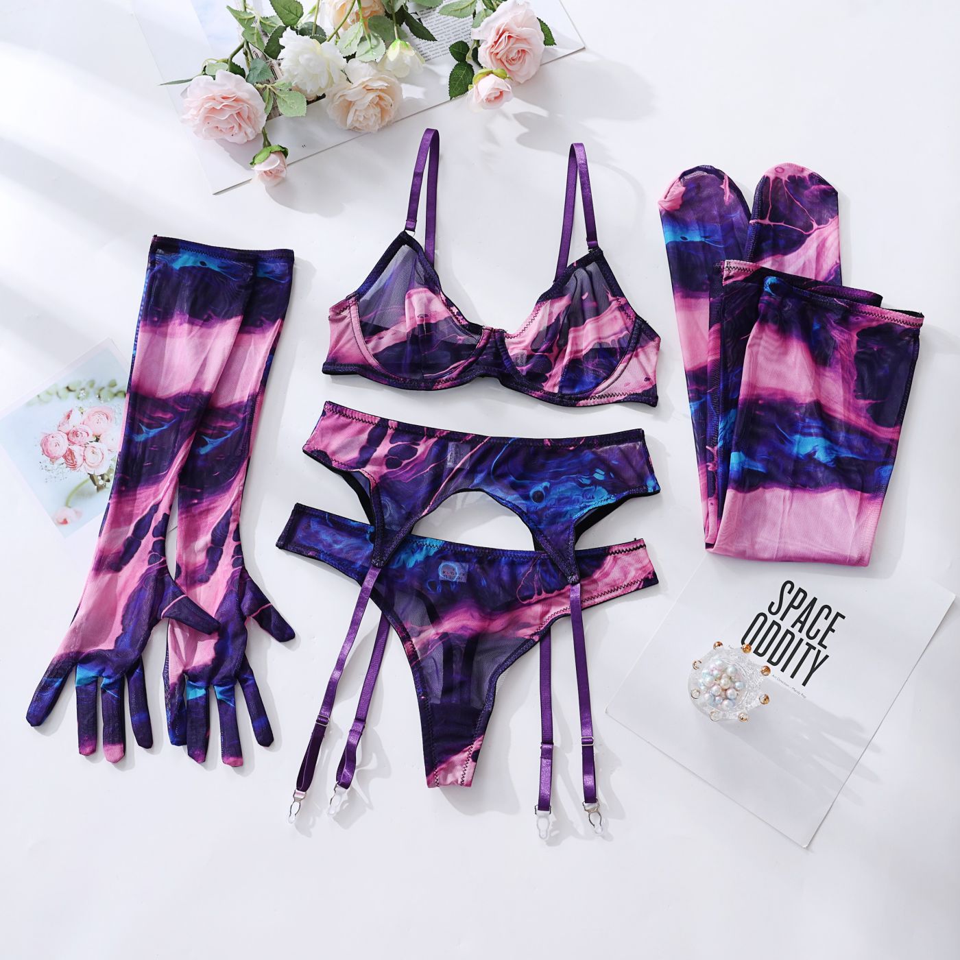 Mesh Glove Five-Piece Set 117 view 8