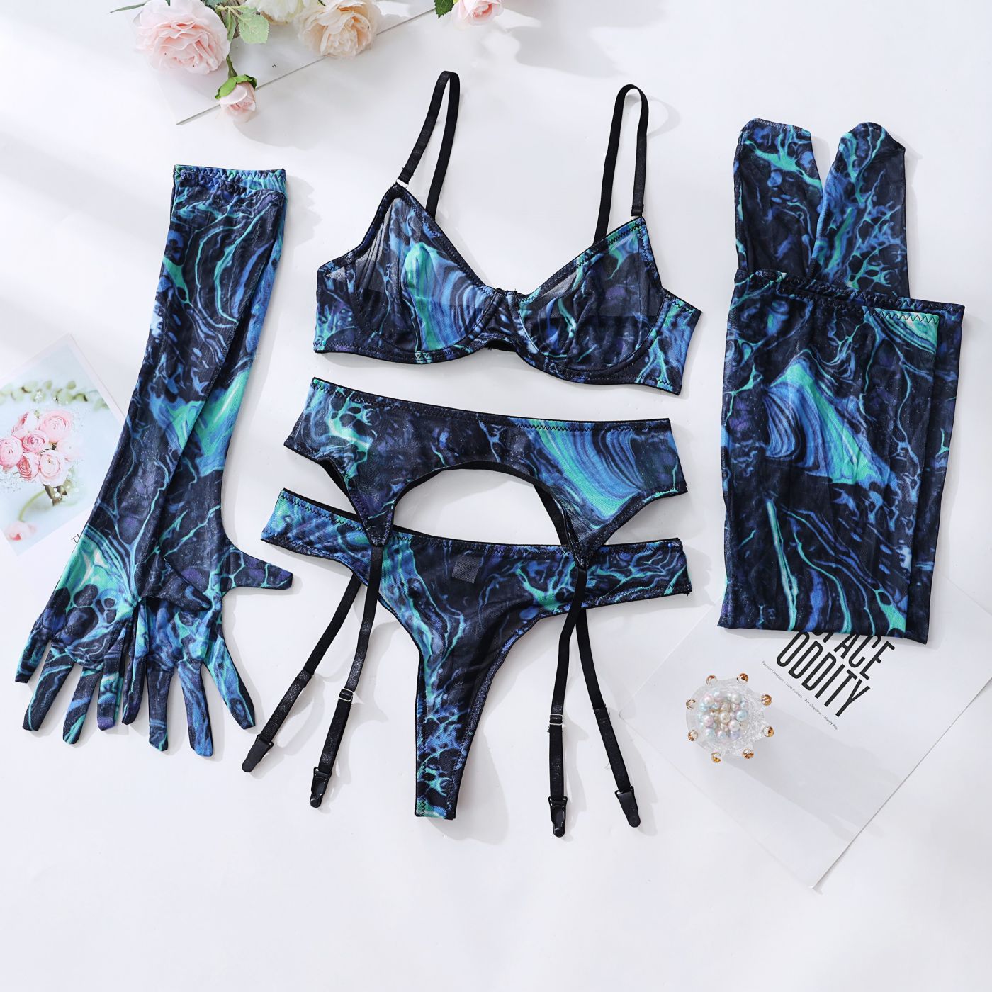 Mesh Glove Five-Piece Set 117 view 12