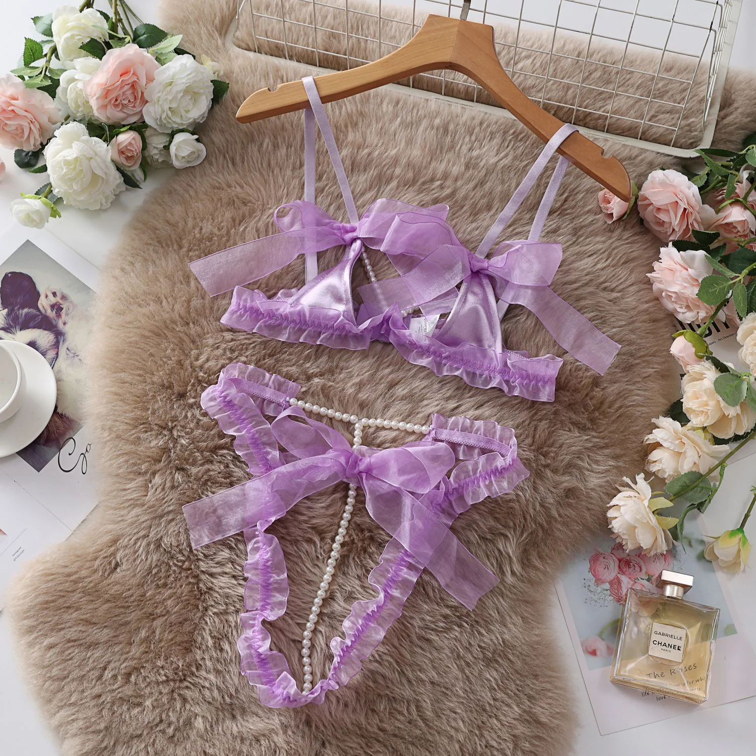 Bow Bra Set 119 view 8