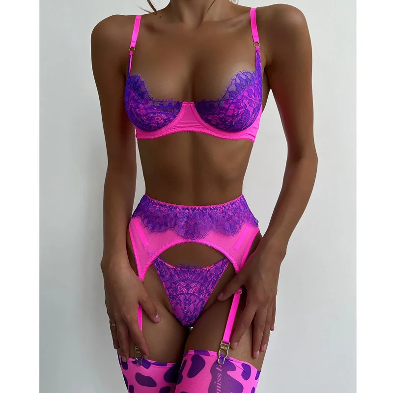 Lace Contour Bra Set 113