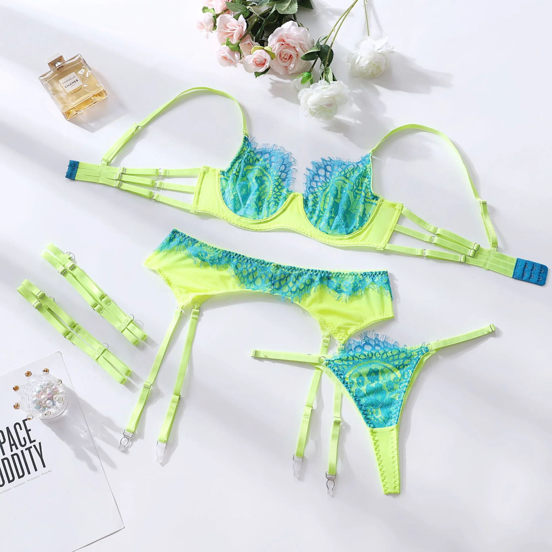 Lace Contour Bra Set 113 view 6