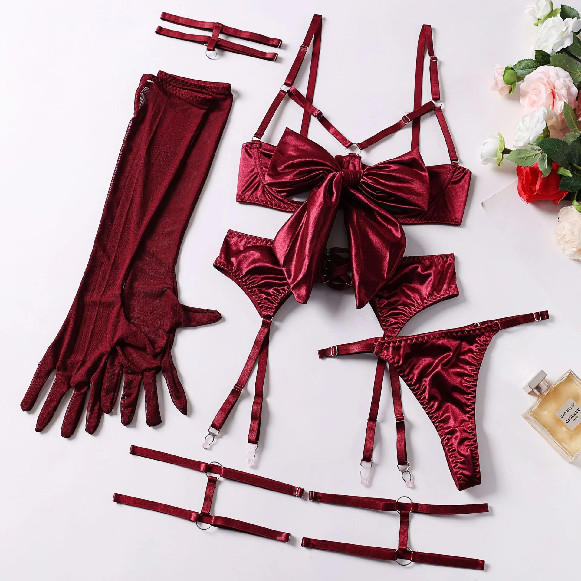 Bow Lingerie Set 124 view 5