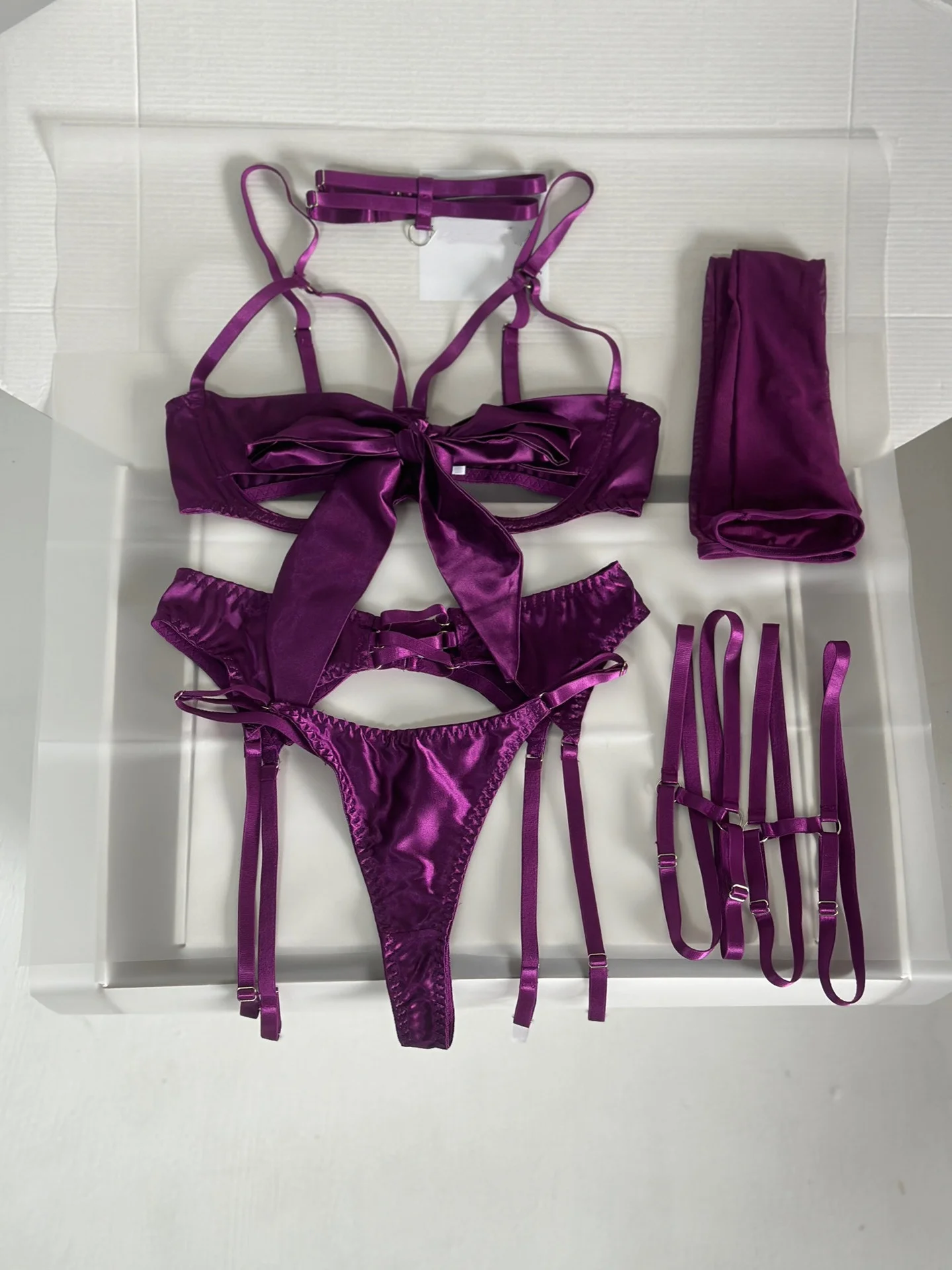 Bow Lingerie Set 124 view 6