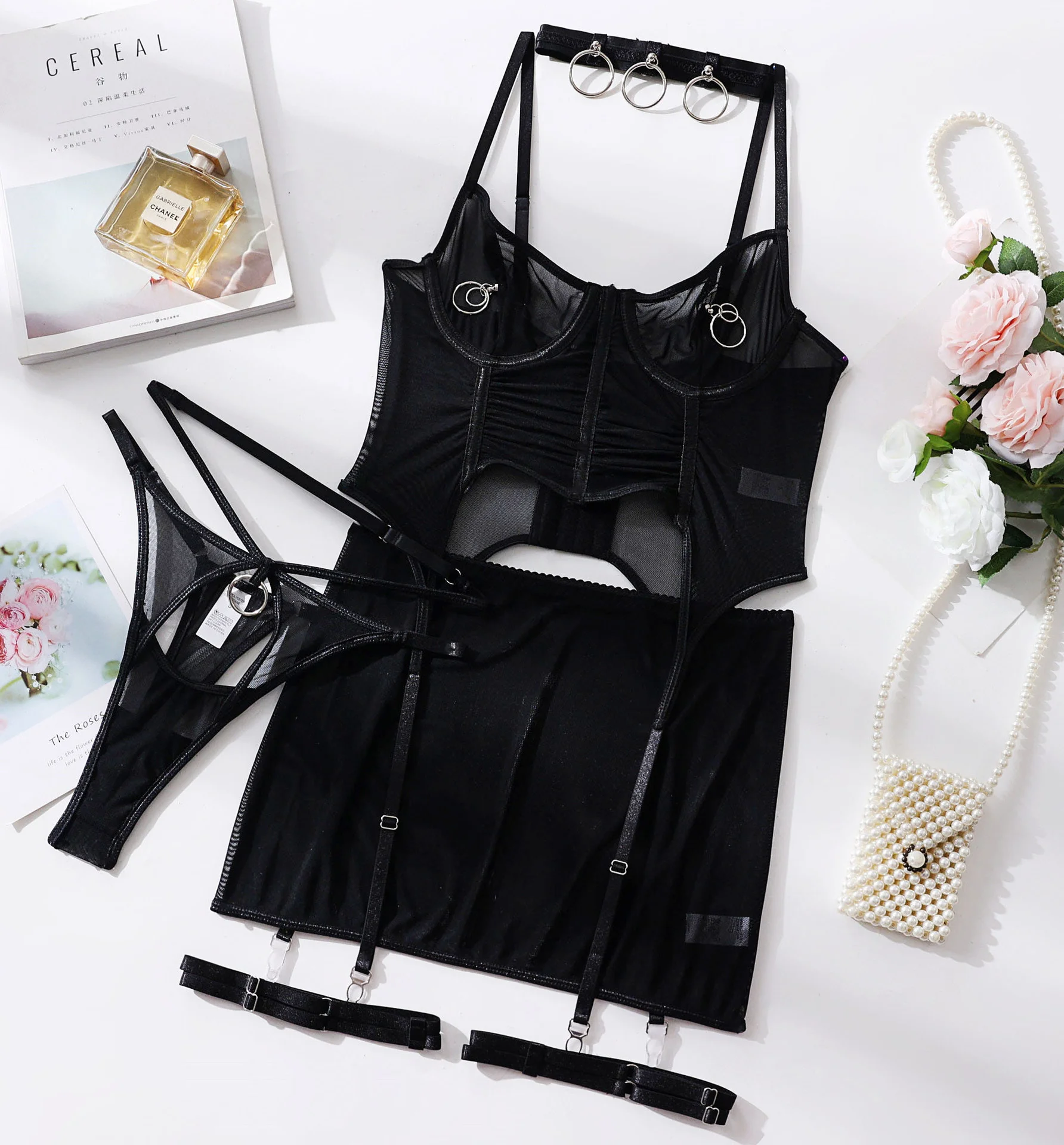 Lace Contour Bra Set 127 view 8